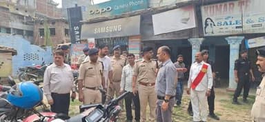 हवाई अड्डा, शाहपुर, डी बी रोड एवं स्टेडियम का स्थल निरीक्षण।