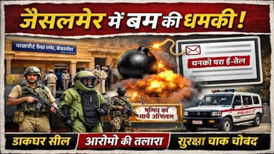 जैसलमेर पासपोर्ट ऑफिस को बम की धमकी | मचा हड़कंप
.
.
#Jaisalmer
#JaisalmerNews
#BombThreat
#PassportOffice
#RajasthanN...