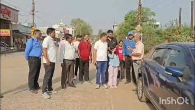 धमधा: निगम आयुक्त ने वैशाली नगर का किया निरीक्षण