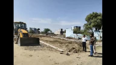 कोटपूतली में अवैध कॉलोनियों और निर्माण पर नगर परिषद ने की कार्रवाई, जब्त की निर्माण सामग्री