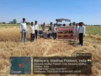 कलेक्टर श्रीमती मिशा सिंह के मार्गदर्शन में जिले में नरवाई प्रबंधन के लिए किसानों को आधुनिक कृषि यंत्रों की जानकारी दे...