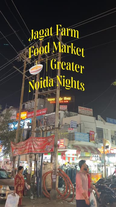 Jagat Farm Food Market 🍜 | Greater Noida Nights
#noida #insta #explorepage #reels #delhi