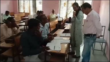 जिला शिक्षा अधिकारी में मूल्यांकन केंद्रों का किया निरीक्षण #reel #burhanpur #mohandhakle #instagood