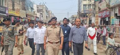 डी बी रोड, शाहपुर एवं स्टेडियम का स्थल निरीक्षण