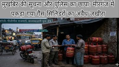 #बरेलीअपडेट
मुखबिर की सूचना और पुलिस का छापा: मीरगंज में पकड़ा गया गैस सिलिंडरों का अवैध जखीरा...