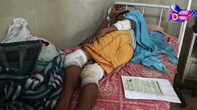 हाईटेंशन लाइन की चपेट में आया युवक, पोल से गिरकर बुरी तरह झुलसा; आरोप– “सप्लाई कटी है” कहकर चढ़ाया गया था