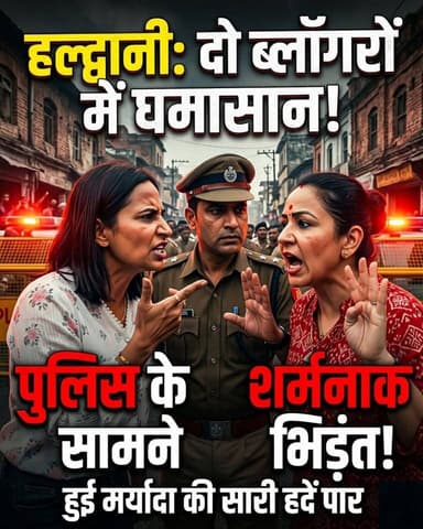 ◆ जब पुलिस के सामने ही भिड़ गयीं हल्द्वानी की दो ब्लॉगर....
◆ हुई मर्यादा की सारी हदें पार, खूब हुई तू-तड़ाक....
#Haldw...