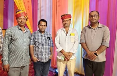 📍कालूजी का बेरा
बालेसर में श्री मुन्ना राम जी सांखला व खेमराज जी सांखला के यहाँ आयोजित वैवाहिक समारोह में सम्मिलित होकर ...