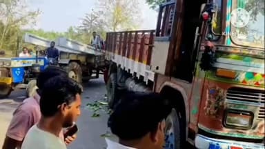 సత్తుపల్లి: నారాయణపురం సమీపంలో ఘోర రోడ్డు ప్రమాదం లారీ ఢీకొని ఇద్దరు వ్యక్తులు అక్కడికక్కడే మృతి