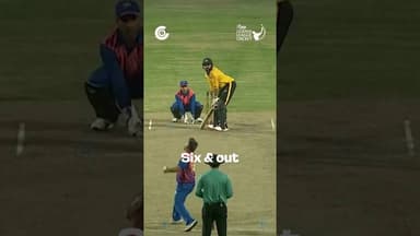 Six & out... Sreesanth goes for the maximum and gets out on the very next ball #Sreesanth #LLC2026