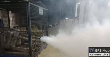 मुहम्मदाबाद गोहना नगर पंचायत से भी भगाए गए मच्छर