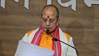 खान एवं भूतत्व विभाग उपमुख्यमंत्री विजय सिन्हा का प्रेस कॉन्फ्रेंस