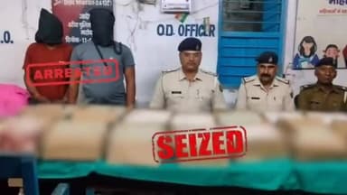 अथमलगोला: अथमलगोला में 118 लीटर अवैध विदेशी शराब के साथ दो तस्कर गिरफ्तार