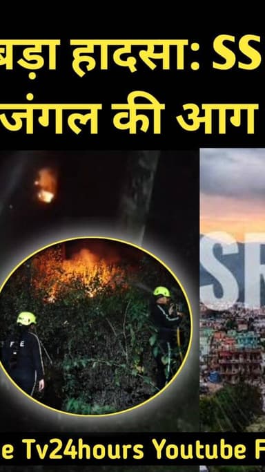 श्रीनगर में टला बड़ा हादसा: SSB फायरिंग रेंज के पास धधकी जंगल की आग, फायर ब्रिगेड ने पाया काबू