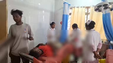 पेड़ की डाली काटने के दौरान इलेक्ट्रॉनिक कटर मशीन से पैर कटा युवक हुआ घायल