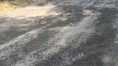 డిప్యూటీ సీఎం పవన్ కళ్యాణ్ పర్యటనతో పాడేరు ప్రధాన రహదారిపై గుంతలు కప్పిన అధికారులు