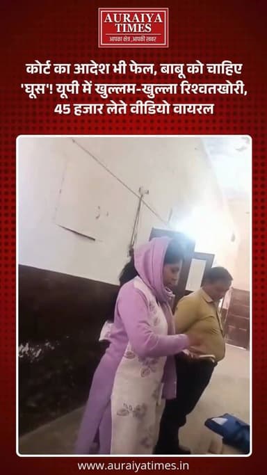 #ViralVideo :"सिस्टम इतना सड़ चुका है कि कोर्ट का आदेश भी बाबू की जेब गर्म किए बिना रद्दी के बराबर है!" यूपी के बस्ती स...
