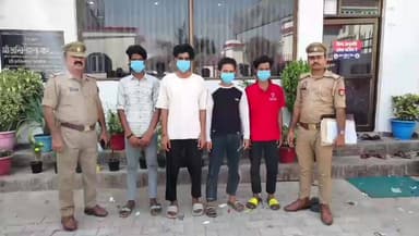 मऊ: मतलपुर सर्विस रोड के पास से जालेवा पर हमला करने वाले चार अभियुक्त गिरफ्तार, घटना में एक चाकू बरामद