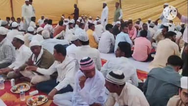 अहिल्यापुर थाना परिसर में थाना प्रभारी के नेतृत्व में इफ्तार पार्टी का आयोजन किया गया