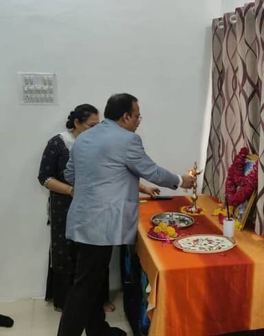 प्रधान जिला एवं सत्र न्यायाधीश श्री महेंद्र कुमार जैन जिला न्यायालय के एडीआर भवन में सरस्वती पूजन कर #नेशनल_लोक_अदालत क...