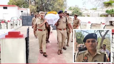 #अलीगढ़ गभाना में सड़क हादसे में घायल दरोगा की इलाज के दौरान मौत, पोस्टमार्टम हाउस पहुंचे एसएसपी, शव भेजा मेरठ
#AligarhN...