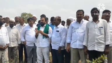 వైరా: వైరా రిజర్వాయర్ సమీపంలో ఉన్న ఈద్గా మైదానాన్ని పరిశీలించిన ఎమ్మెల్యే రాందాస్ నాయక్