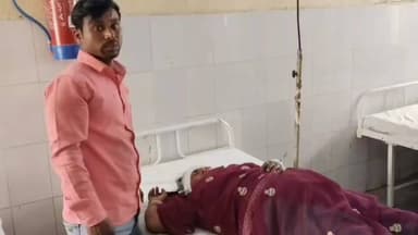 #रसूलाबाद बाइक की टक्कर से 7 वर्षीय मासूम समेत तीन लोग घायल।