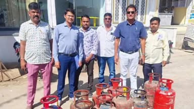 मांगरौल: सीसवाली और मांगरोल क्षेत्र में 13 प्रतिष्ठानों पर जांच के दौरान कुल 14 गैस सिलेंडर जब्त किए गए