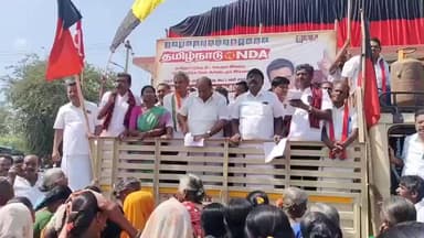 வேடசந்தூர்: ஆத்துமேட்டில் மத்திய அரசை கண்டித்து திமுக கூட்டணி கட்சியினர் ஆர்ப்பாட்டம்