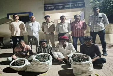 મોરબી: વાંકાનેર તાલુકામાં ઘરફોડ ચોરીનો ભેદ ઉકેલાયો ચોરાયેલા મુદ્દામાલ સાથે ચાર આરોપી ઝડપાયા