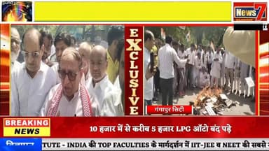 #news महंगाई के खिलाफ कांग्रेस का हल्ला बोल प्रदर्शन #news7rajasthan #news7 #gangapurcity #congress