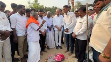 సంగారెడ్డి: సదాశివపేట మండలంలో రూ. 29 లక్షలతో పలు గ్రామాలలో సిసి రోడ్ల పనులకు శంకుస్థాపన చేసిన ఎమ్మెల్యే చింతా ప్రభాకర్