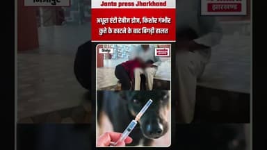 अधूरा एंटी रेबीज डोज, किशोर गंभीर,कुत्ते के काटने के बाद बिगड़ी हालत #BreakingNews #dog #news #viral