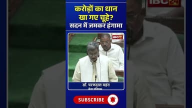 करोड़ों का धान खा गए चूहे? सदन में जमकर हंगामा #cgnews #cgvidhansabha #chhattisgarh #dhankharidi