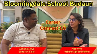 Bloomingdale School के सेमीनार "Career Connect 1.0" से गेस्ट पूर्व छात्रा महक भल्ला से खास सवाल | #Bloomingdaleschool #B...