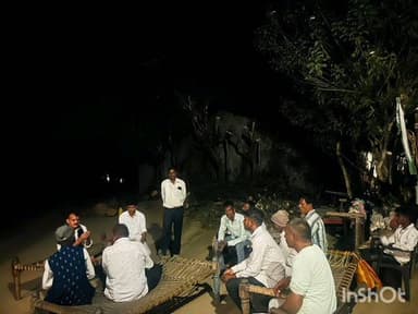 अरथूना: बड़ीखेन में भाजपा विस्तारक प्रवासी डांगी ने किया रात्रि प्रवास