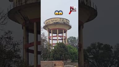 देखते ही देखते गिर गई पानी की टंकी! 😱 #Shorts #ViralVideo #Accident #LiveVideo #Short #IndiaNews