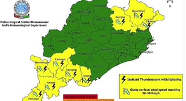 ବାଲେଶ୍ବର ସଦର: ବାଲେଶ୍ଵର ଜିଲ୍ଲାରେ ଆସନ୍ତା ୪୮ ଘଣ୍ଟା ମଧ୍ୟରେ ଘଡ଼ଘଡ଼ି।ସହ ବର୍ଷା ନେଇ ୟେଲୋ ୱାର୍ଣିଂ ଜାରି