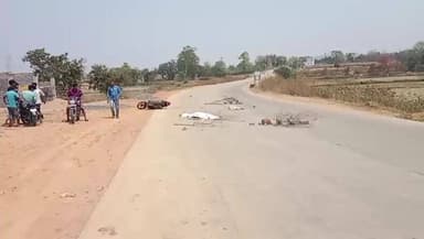 पत्थलगांव: डूमरबहार में अज्ञात वाहन की टक्कर से महिला की मौत, एक पुरुष गंभीर घायल