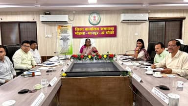 कलेक्टर श्रीमती तुलिका प्रजापति ने ली कौशल विकास योजनाओं की समीक्षा बैठक।
- प्रशिक्षण प्रदान कर युवाओं को स्वरोजगार से ...