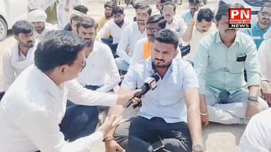 जिल्हाधिकारी विवेक जॉन्सन यांची युवा शेतकरी संघर्ष समितीने गाडी अडवली....
शेतकऱ्यांचे उसाचे बिल कारखानदारानी थकवले...