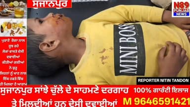 ਪਿੰਡ ਕੁਠੇੜ ਵਿੱਚ ਆਵਾਰਾ ਕੁੱਤਿਆਂ ਨੇ ਇੱਕ ਮਾਸੂਮ ਬੱਚੇ ‘ਤੇ ਹਮਲਾ ਕਰ ਦਿੱਤਾ। ਇਸ ਹਮਲੇ ਦੌਰਾਨ ਬੱਚਾ ਗੰਭੀਰ ਰੂਪ ਵਿੱਚ ਜ਼ਖ਼ਮੀ ਹੋ ਗਿਆ