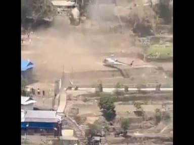 नेपाल के खोटांग जिले में लाइव विमान हादसा !! #helicopter #Accident #news #nepal