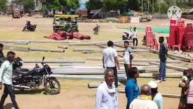 चंदेरी: गणगौर मेले का आगाज, शोभा यात्रा निकालकर मेला ग्राउंड में लगाया झंडा