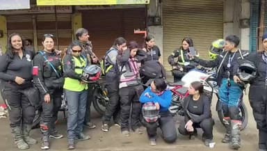 वारासिवनी: नारी शक्ति की दहाड़: बाइकिंग टूर पर 15 महिलाएं कान्हा की ओर, कनाडा और दिल्ली की हैं सवारियां