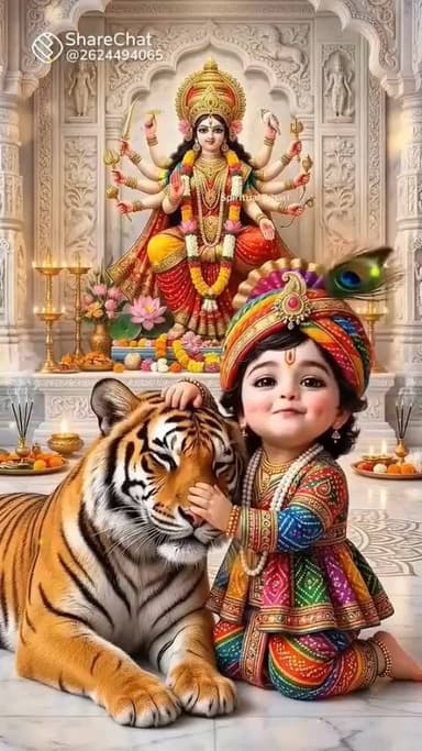 नवरात्रि की शुभकामनाएं जय भवानी