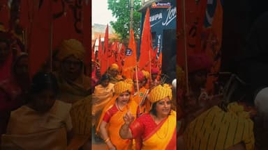 हिंदू नववर्ष पर चिड़ावा में निकली भव्य नगर परिक्रमा और शोभायात्रा #navvarsh