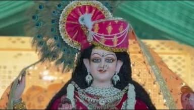 सिंधी बस्ती क्षेत्र में श्री इच्छा पूर्ति नवदुर्गा उत्सव समिति की और से मा नव दुर्गा की प्रतिमा की गई स्थापना #reel #bur...