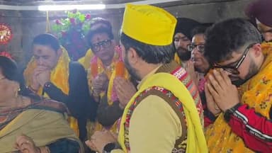 हास्य कलाकार कपिल शर्मा ने नवाया माता श्री बगलामुखी में शीश #Navratri2026 #kangra #MataBaglamukhi