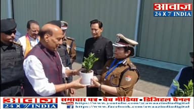 #हल्द्वानी पहुंचे #रक्षामंत्री #राजनाथ_सिंह , #पुलिस और प्रशासनिक अमला अलर्ट, एमबी इंटर कॉलेज में #जनसभा को करेंगे संबोध...